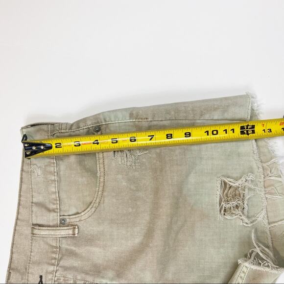 Levi’s 514 Cut Off Bleached Distressed Shorts Sz L - Picture 8 of 8